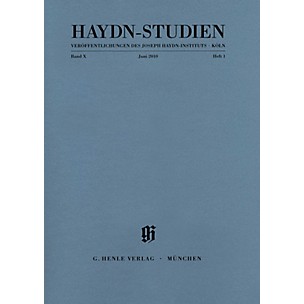 G. Henle Verlag Haydn-Studien, Vol. 10, No. 1 (June 2010) Henle Periodicals Series Softcover by Franz Josef Haydn