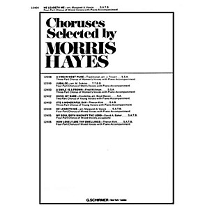 G. Schirmer He Leadeth Me SATB composed by Traditional Hymn
