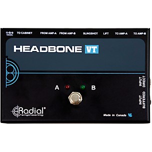 Radial Engineering Headbone VT Amp Head Switcher for Tube Amps