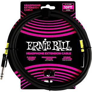 Ernie Ball Headphone Extension Cable 1/4 to 3.5 mm