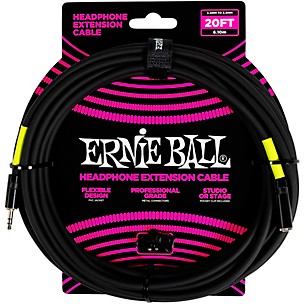Ernie Ball Headphone Extension Cable 3.5mm to 3.5mm