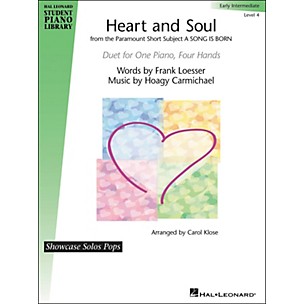 Hal Leonard Heart And Soul - Showcase Pops Level 4 Duet Hal Leonard Student Piano Library by Carol Klose