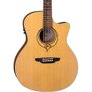 Luna Heartsong Grand Concert Acoustic-Electric Guitar