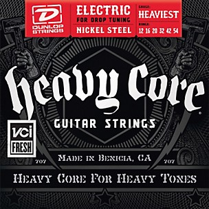 Dunlop Heavy Core Electric Guitar Strings - Heaviest Gauge