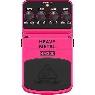 Behringer Heavy Metal HM300 Distortion Guitar Effects Pedal