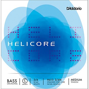 D'Addario Helicore Orchestral Series Double Bass C (Extended E String