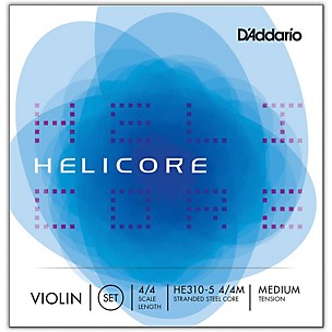 D'Addario Helicore Series Violin 5-String Set