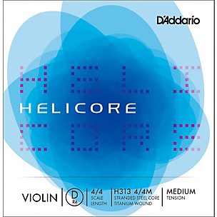 D'Addario Helicore Violin Single D String