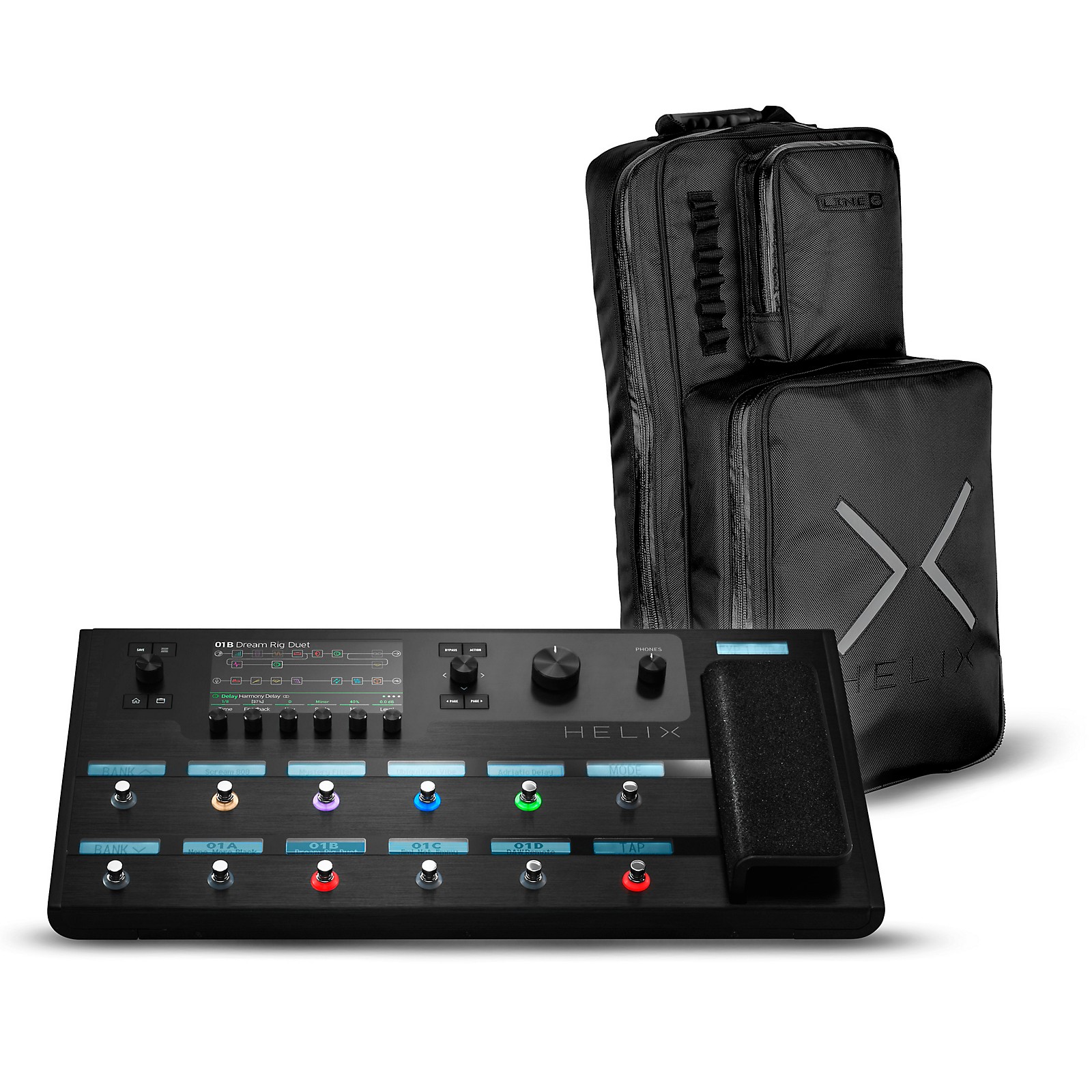 Line 6 Helix Multi-Effects Guitar Pedal With Backpack | Music & Arts