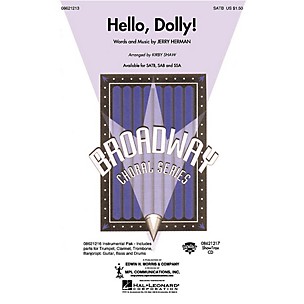 Hal Leonard Hello, Dolly! SAB Arranged by Kirby Shaw