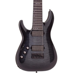Hellraiser Hybrid C-8 8 String Left Handed Electric Guitar Trans Black Burst