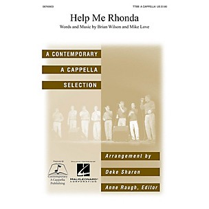 Contemporary A Cappella Publishing Help Me Rhonda TTBB A Cappella by Beach Boys arranged by Deke Sharon