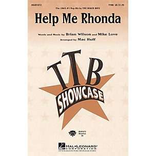 Hal Leonard Help Me Rhonda TTBB by The Beach Boys arranged by Mac Huff