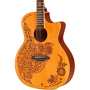 Henna Oasis Cedar Series II Acoustic-Electric Guitar
