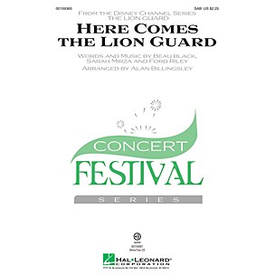 Hal Leonard Here Comes the Lion Guard SAB by Beau Black arranged by Alan Billingsley