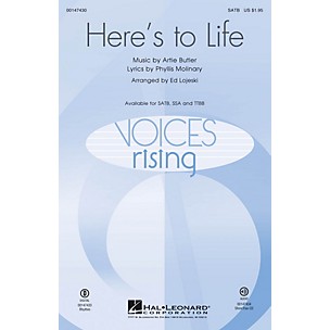 Hal Leonard Here's to Life ShowTrax CD Arranged by Ed Lojeski