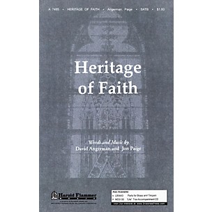 Shawnee Press Heritage of Faith SATB composed by David Angerman