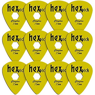 Clayton HexPick Guitar Picks - 12-Pack