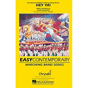 Hal Leonard Hey Ya! Marching Band Level 2 Arranged by Michael Brown