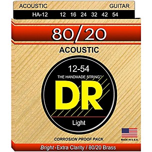 DR Strings Hi-Beam 80/20 Medium Acoustic Guitar Strings