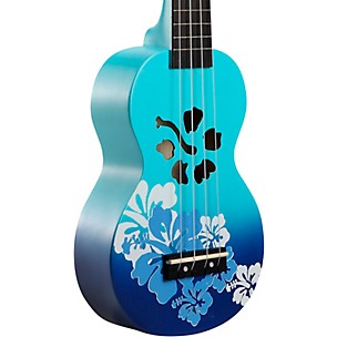 Mahalo Hibiscus Flower Soprano Ukulele
