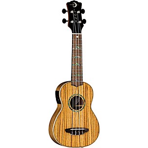 Luna Guitars High Tide Zebrawood Acoustic-Electric Ukulele