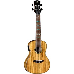 Luna Guitars High Tide Zebrawood Concert Acoustic-Electric Ukulele