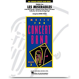 Hal Leonard Highlights From Les Miserables - Young Concert Band Level 3