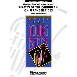 Hal Leonard Highlights from Pirates of the Caribbean: On Stranger Tides - Young Concert Band Level 3 by Michael Brown