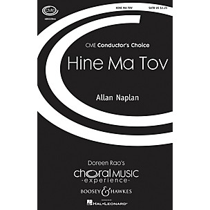 Boosey and Hawkes Hine Ma Tov (CME Intermediate) SATB composed by Allan Naplan