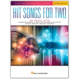 Hal Leonard Hit Songs for Two Alto Saxophones - Easy Instrumental Duets