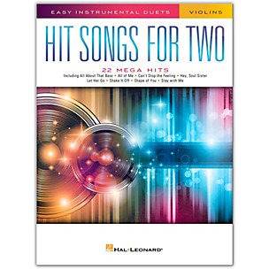 Hal Leonard Hit Songs for Two Violins - Easy Instrumental Duets