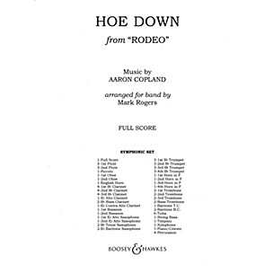 Boosey and Hawkes Hoe Down (from Rodeo) Concert Band Composed by Aaron Copland Arranged by Quincy C. Hilliard
