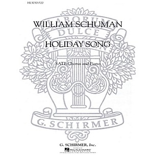 G. Schirmer Holiday Song SATB composed by W Schuman