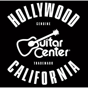 Guitar Center Hollywood, California GO  - Black/White Magnet