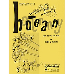 Rubank Publications Hootenanny (Folk Festival for Band) Concert Band Level 3-4 Arranged by Harold L. Walters