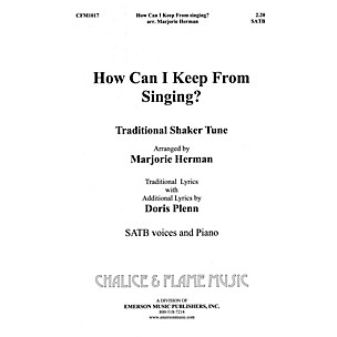 Hal Leonard How Can I Keep From Singing SATB composed by Marjorie Herman
