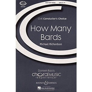 Boosey and Hawkes How Many Bards (CME Conductor's Choice) SATB composed by Michael Richardson