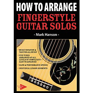 Music Sales How To Arrange Fingerstyle Guitar Solos (DVD)