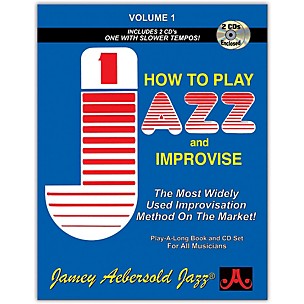 Jamey Aebersold How To Play Jazz and Improvise Book and CD
