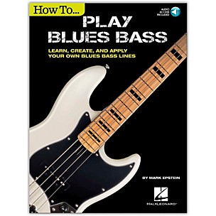 Cherry Lane How to Play Blues Bass - Learn, Create and Apply Your Own Blues Bass Lines Book/Audio Online
