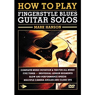 Music Sales How to Play Fingerstyle Blues Guitar Solos Music Sales America Series DVD Written by Mark Hanson