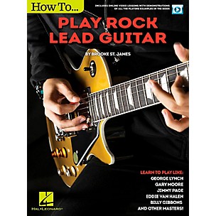 Hal Leonard How to Play Rock Lead Guitar Book/Video Online