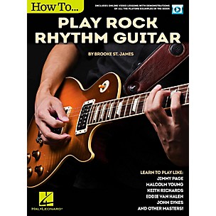 Hal Leonard How to Play Rock Rhythm Guitar - Book/Video Online