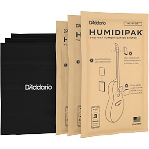 D'Addario Humidipak Two-Way Humidification System