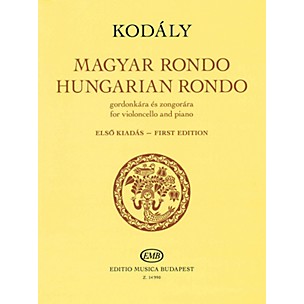 Editio Musica Budapest Hungarian Rondo (for Cello and Piano) EMB Series Softcover