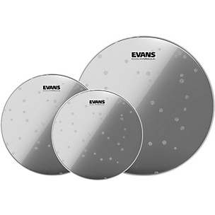 Evans Hydraulic Glass Drum Head Pack