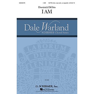 Positive Grid I Am (Dale Warland Choral Series) SATB DIVISI AND SOLO composed by Dominick DiOrio