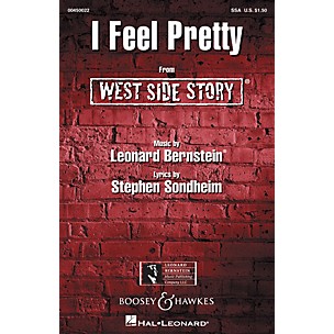 Leonard Bernstein Music I Feel Pretty (from West Side Story) (SSA) SSA Arranged by William Stickles
