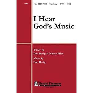 Shawnee Press I Hear God's Music SATB composed by Don Besig